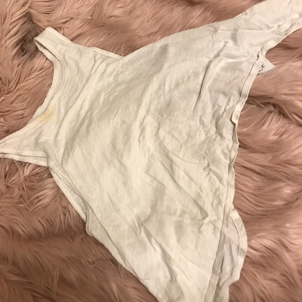 Flowy white top